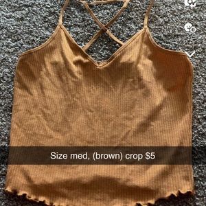 Size m, brown tank